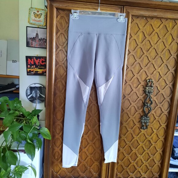 FABLETICS Define PowerHold® High-Waisted Leggings - Gray/Silver, Size S - Picture 2 of 15